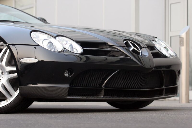Black Mercedes-benz Slr — Neutral, Photograph, Car, Headlights, Grille