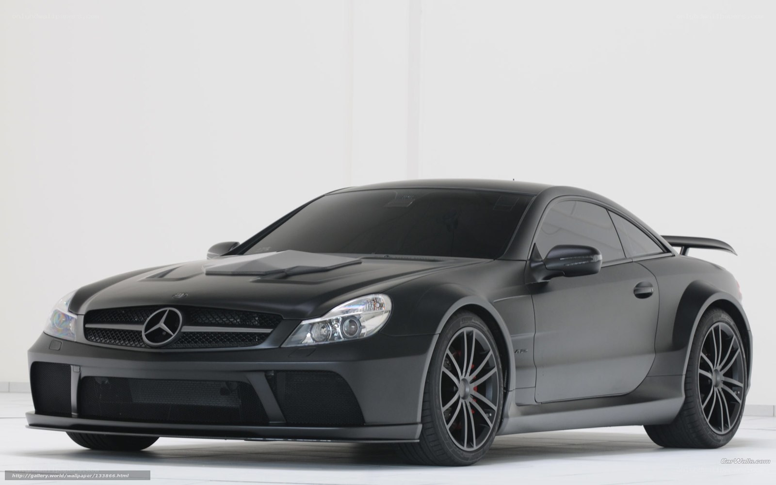 black mercedes-benz sls amg