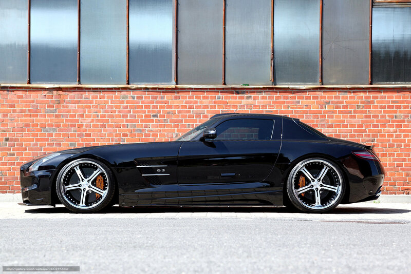 Black Mercedes-Benz SLS AMG