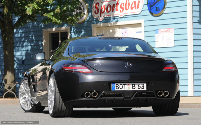 Black Mercedes-Benz SLS AMG — Calm