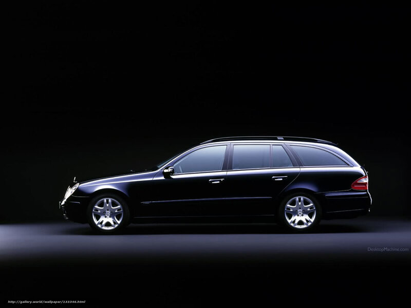 Black Mercedes-benz Station Wagon — Dramatic, Photograph