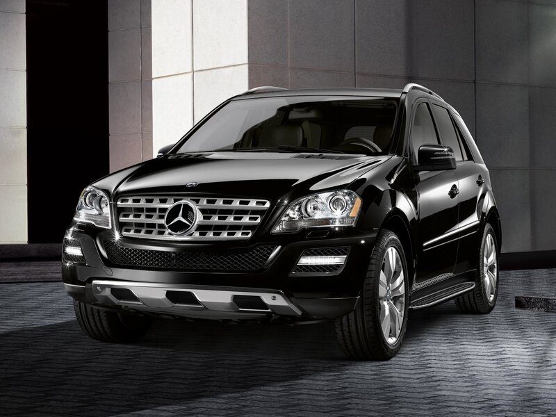 Black Mercedes-benz Suv — Dramatic