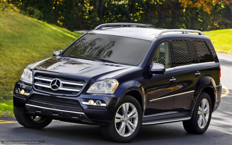 Black Mercedes-Benz SUV on road