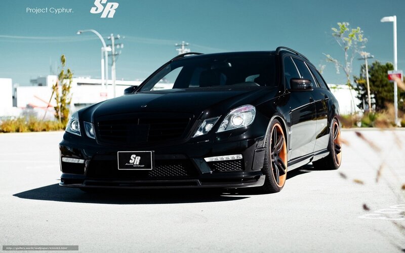 Black Mercedes-Benz Wagon