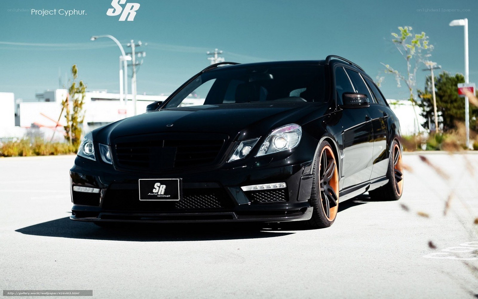 Black Mercedes-Benz Wagon