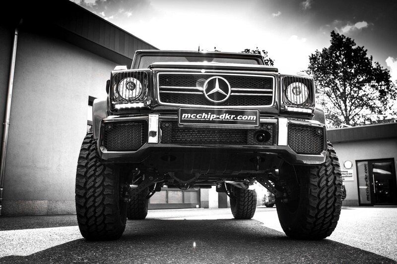 Black Mercedes G-wagon — Dramatic, Afternoon