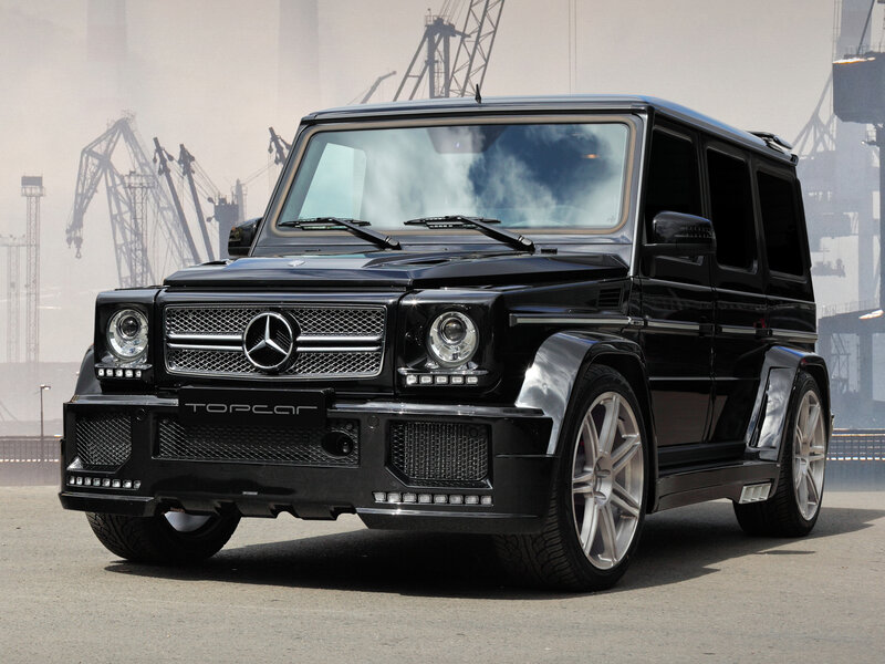 Black Mercedes G-wagon — Industrial