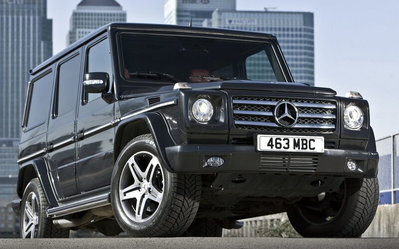 Black Mercedes G-Wagon SUV