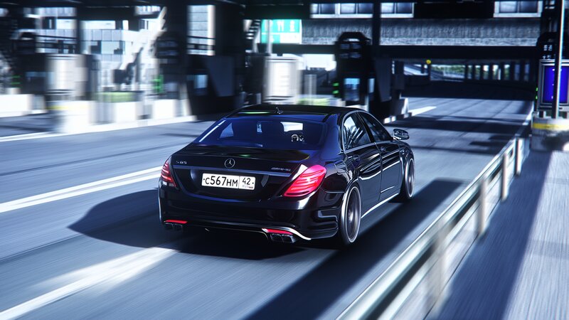 Black Mercedes S65