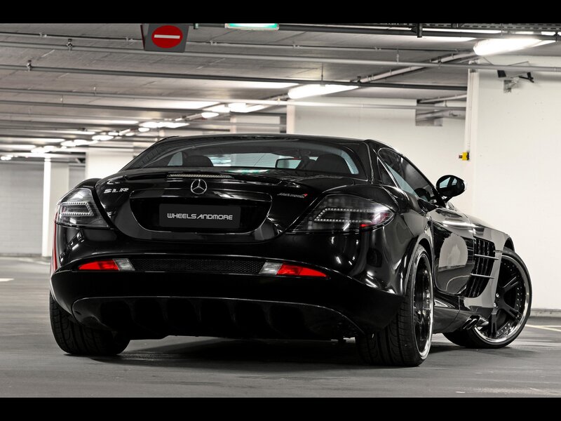 Black Mercedes SLR McLaren