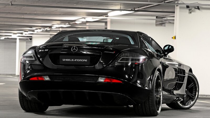 Black Mercedes SLR McLaren