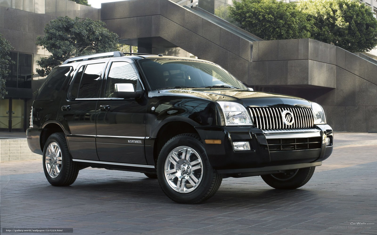 Black Mercury Mountaineer SUV