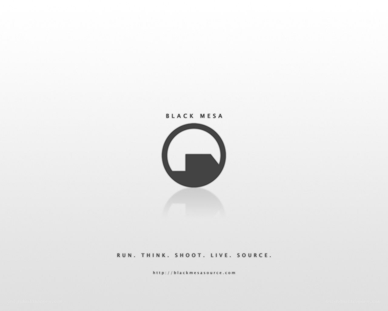 Black Mesa logo and tagline