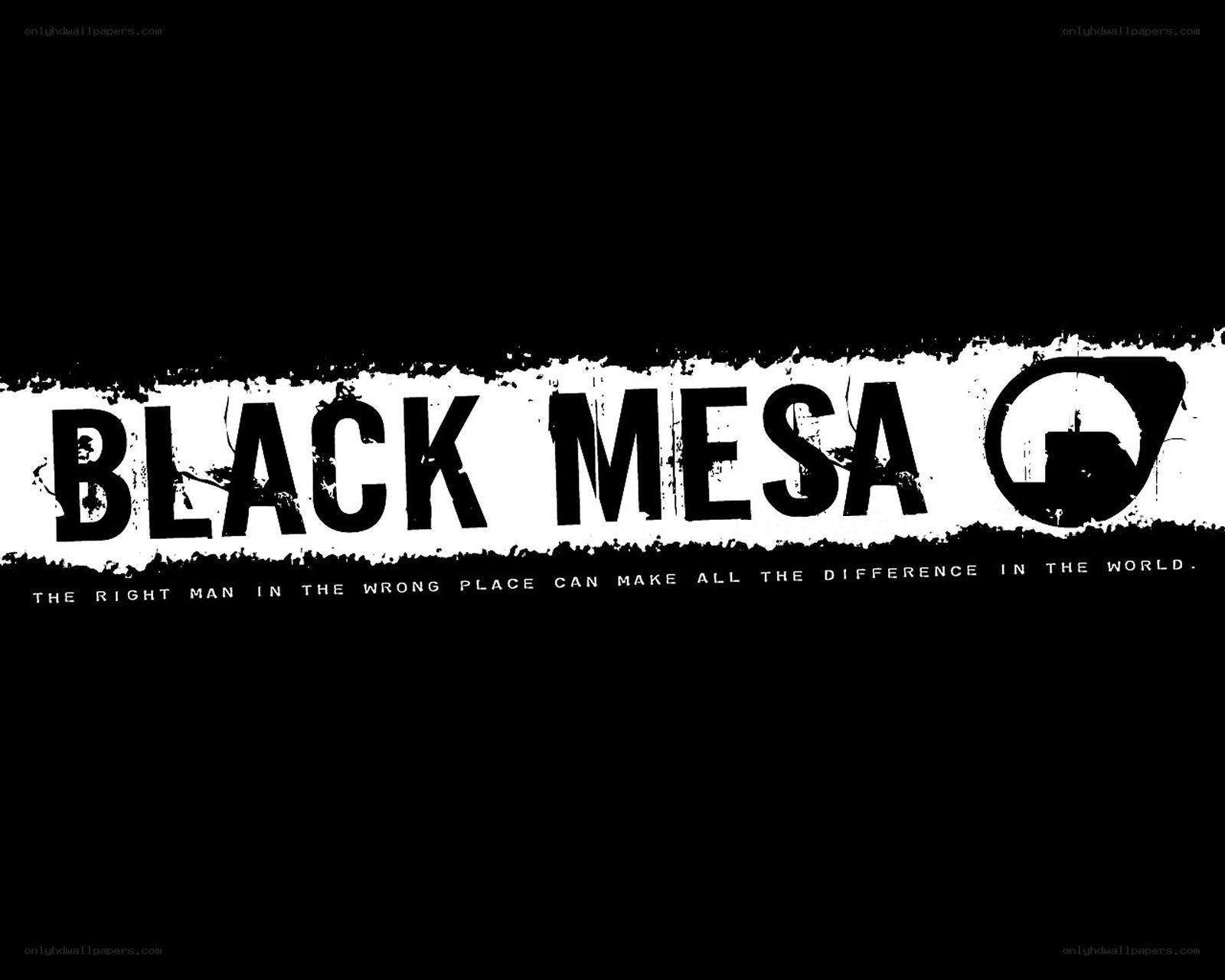 Black Mesa logo and tagline