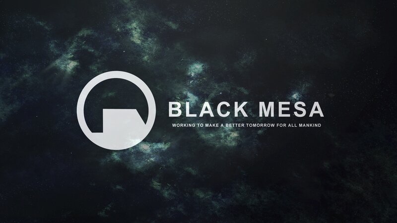 Black Mesa Logo — Dramatic, Digital Art