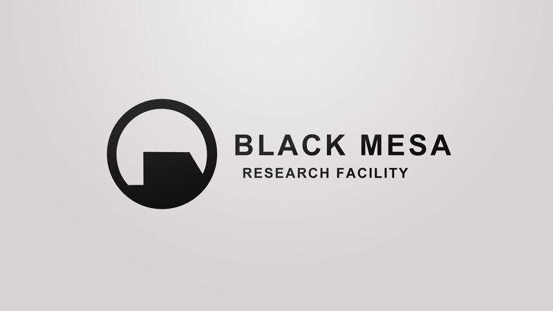 Black Mesa Research Facility Logo — Minimalist