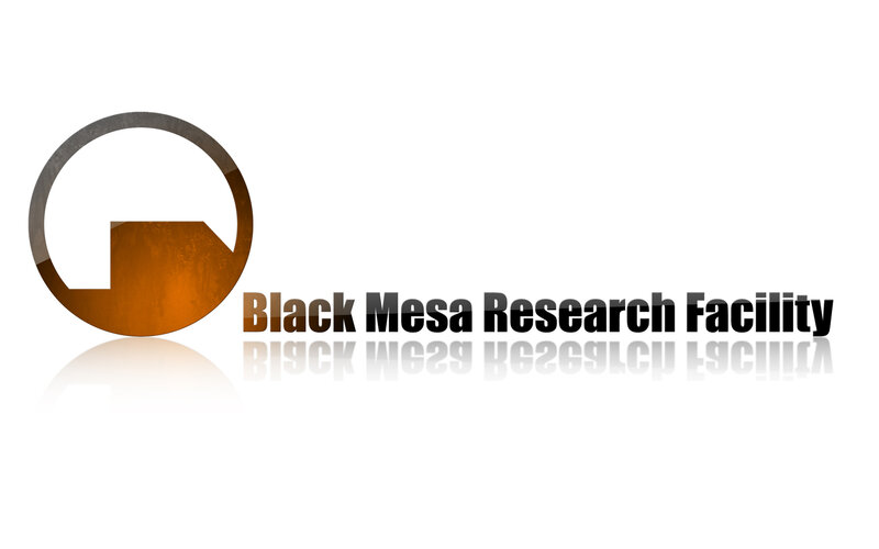 Black Mesa Research Facility Logo — White