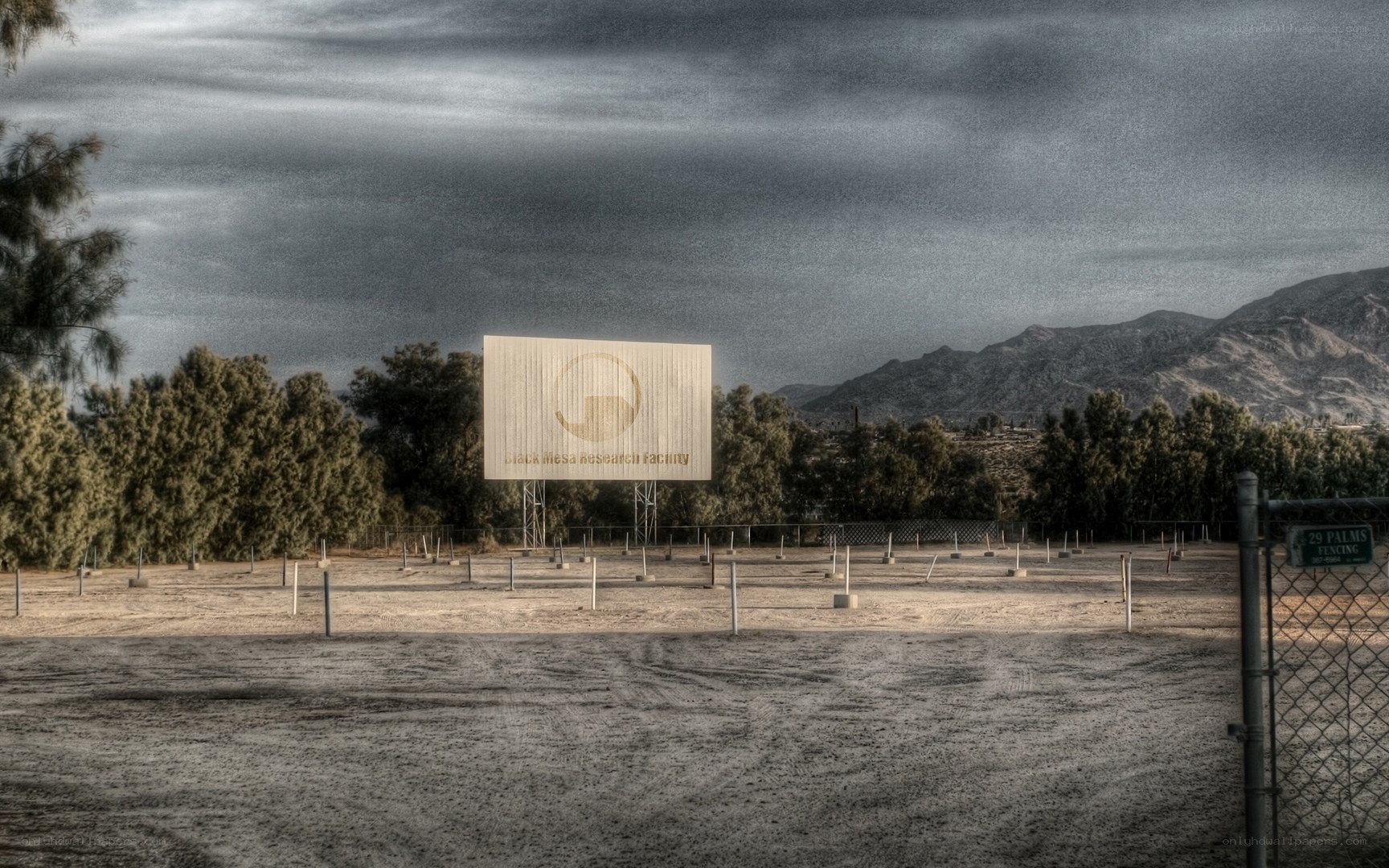 Black Mesa Research Facility sign