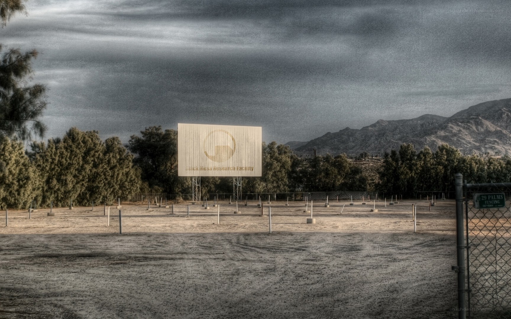 Black Mesa Research Facility sign