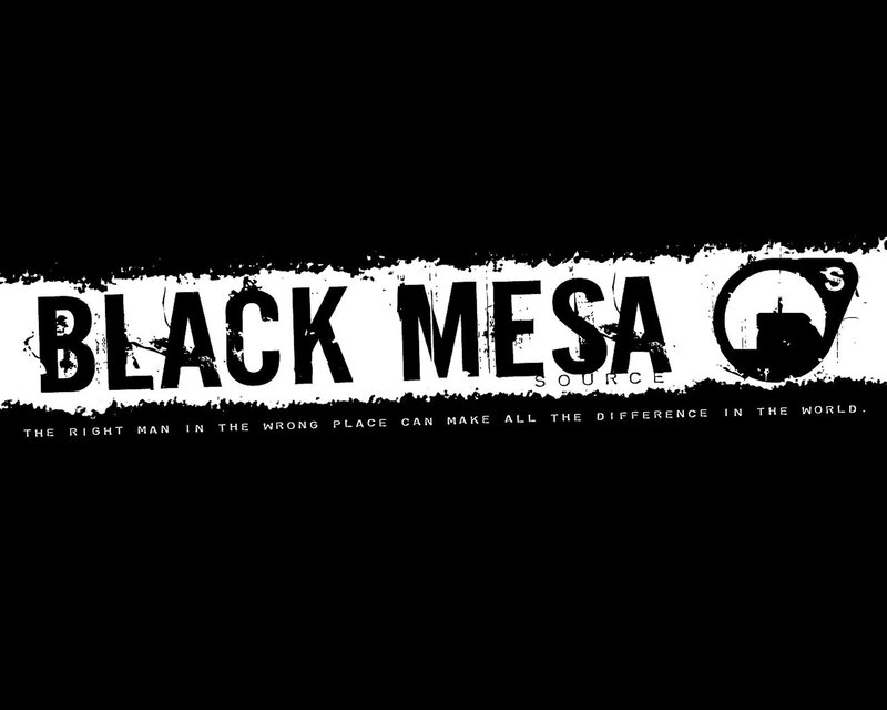 Black Mesa Source Logo — Dramatic
