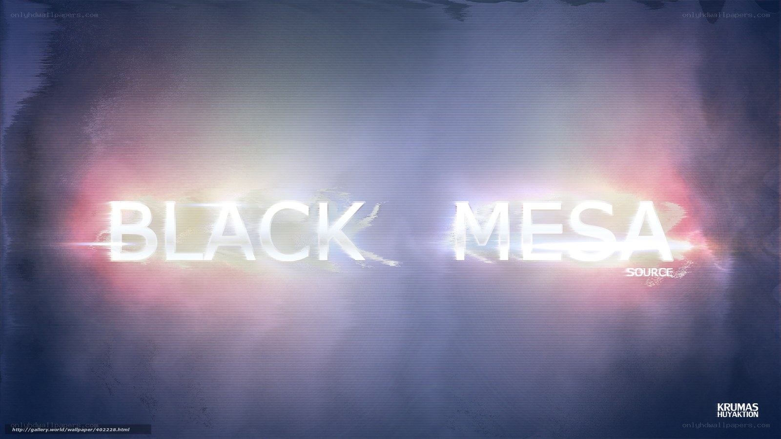 Black Mesa Source title screen