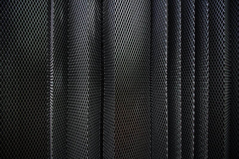 black mesh fabric texture