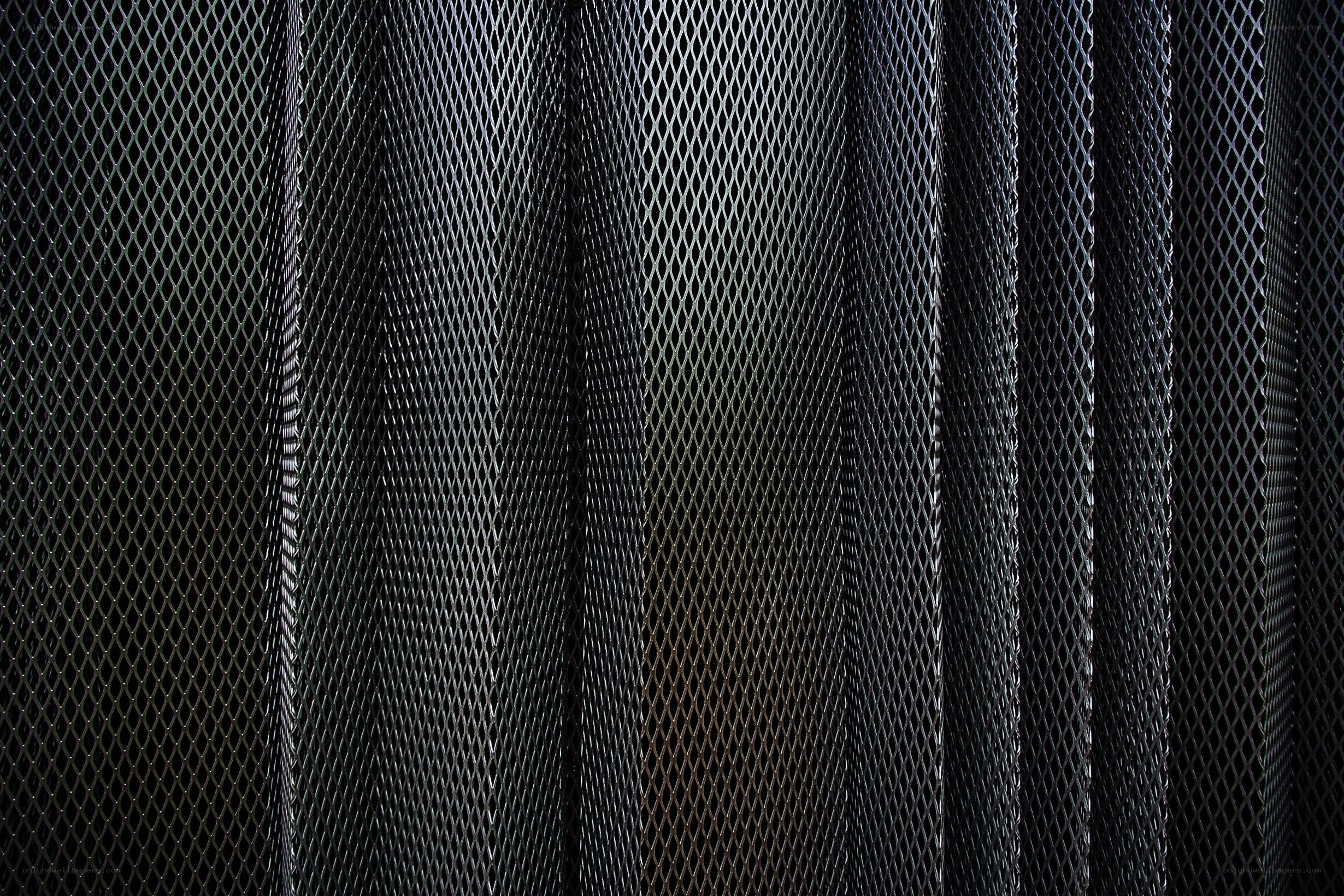 black mesh fabric texture