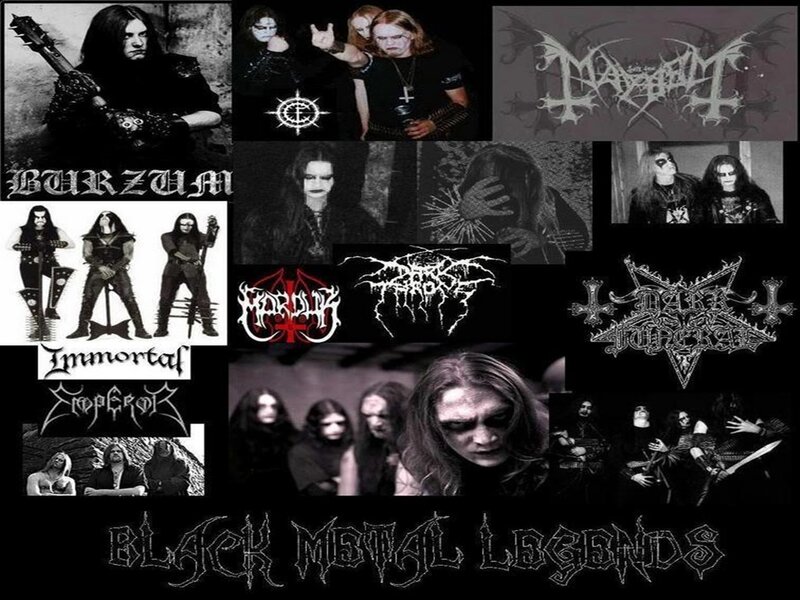 Black Metal Band Collage