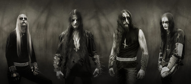 black metal band portrait