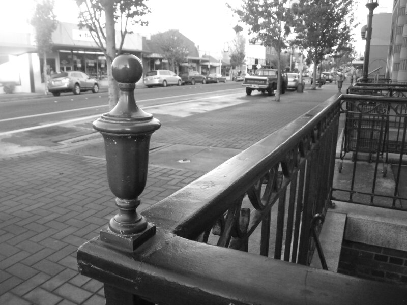 Black Metal Railing