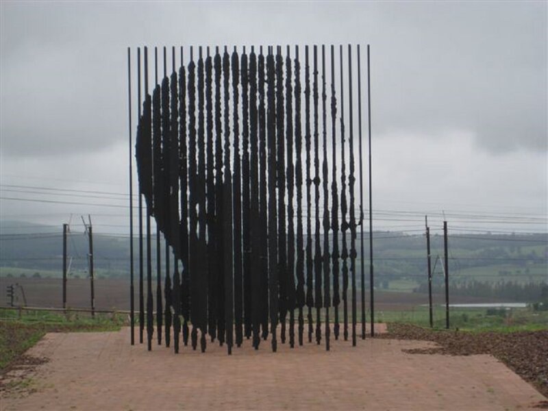 Black Metal Sculpture