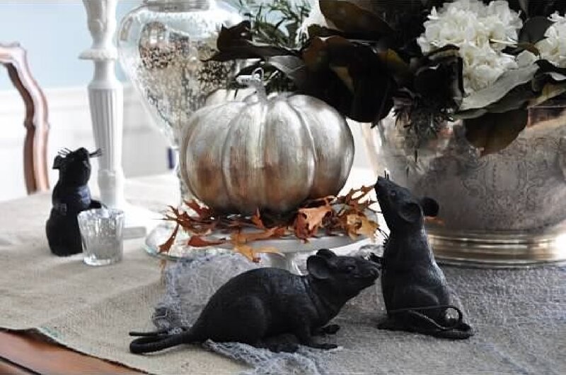 Black Mice Figurines