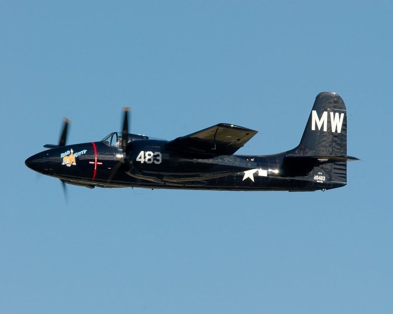 Black Military Aircraft — Blue, Clear