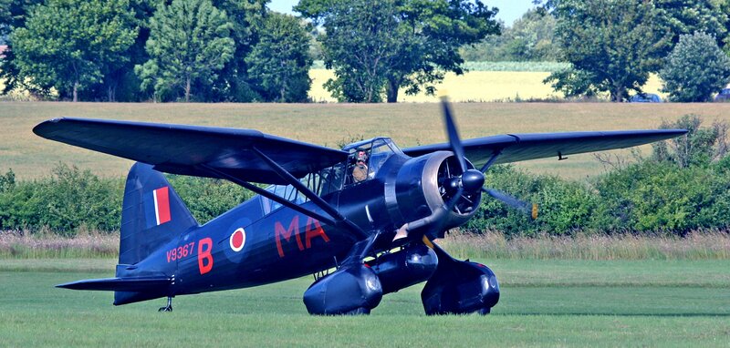 Black Military Aircraft — Calm