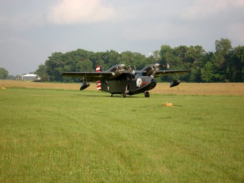 Black Military Aircraft — Green, Calm