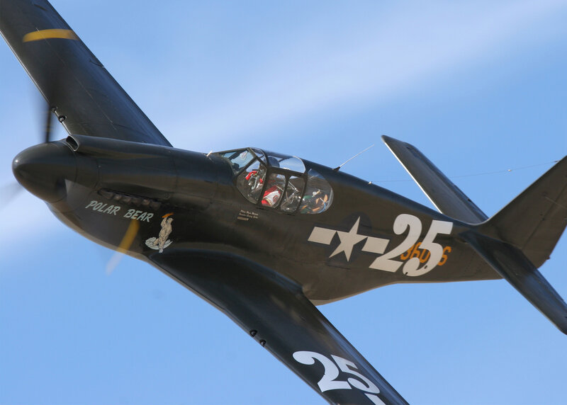 Black Military Airplane — Blue