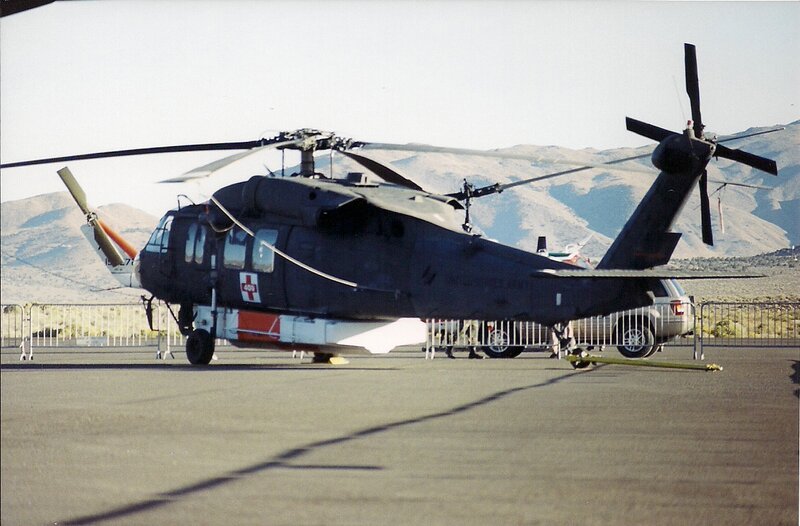 Black Military Helicopter — Gray