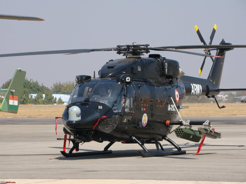 Black Military Helicopter — Neutral