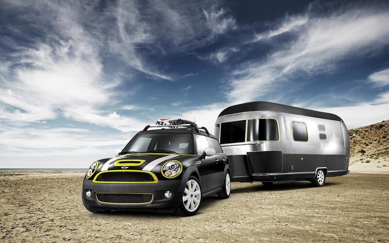 Black Mini Cooper Car — Dramatic