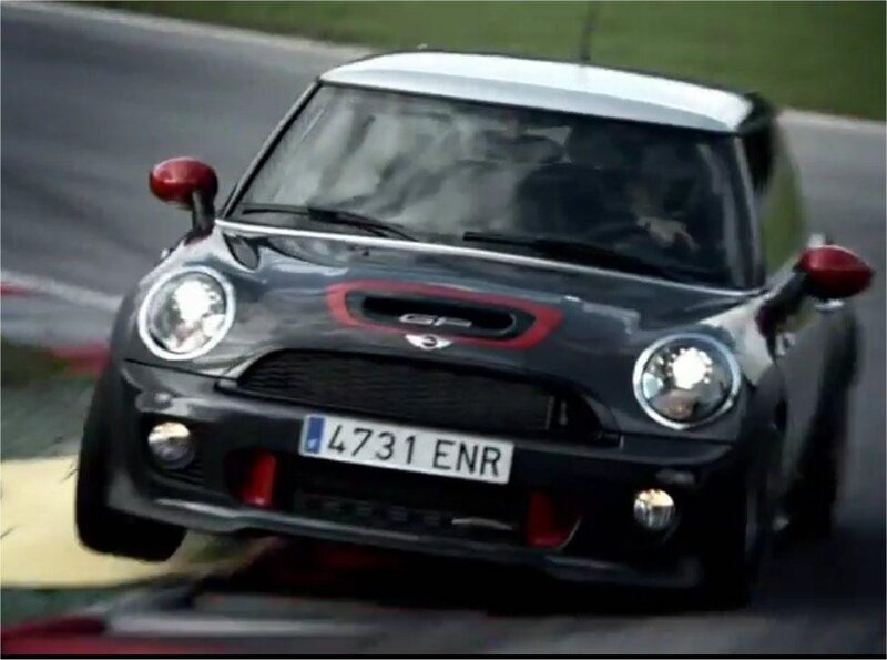 Black Mini Cooper Car — Dynamic