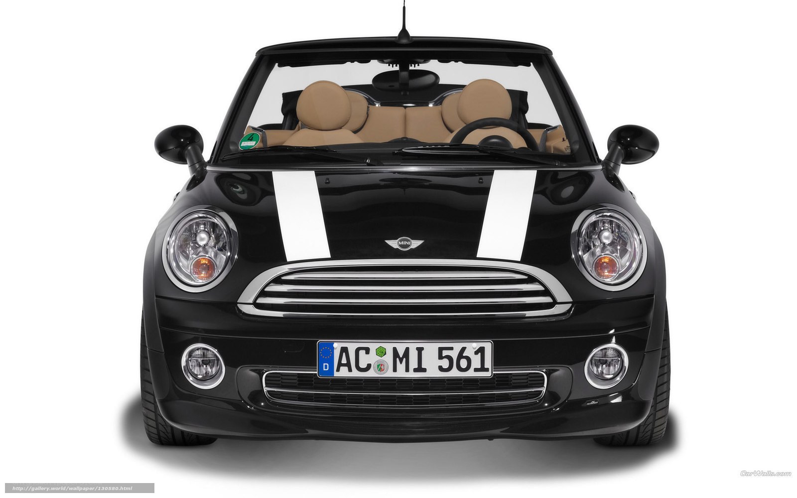 black mini cooper convertible