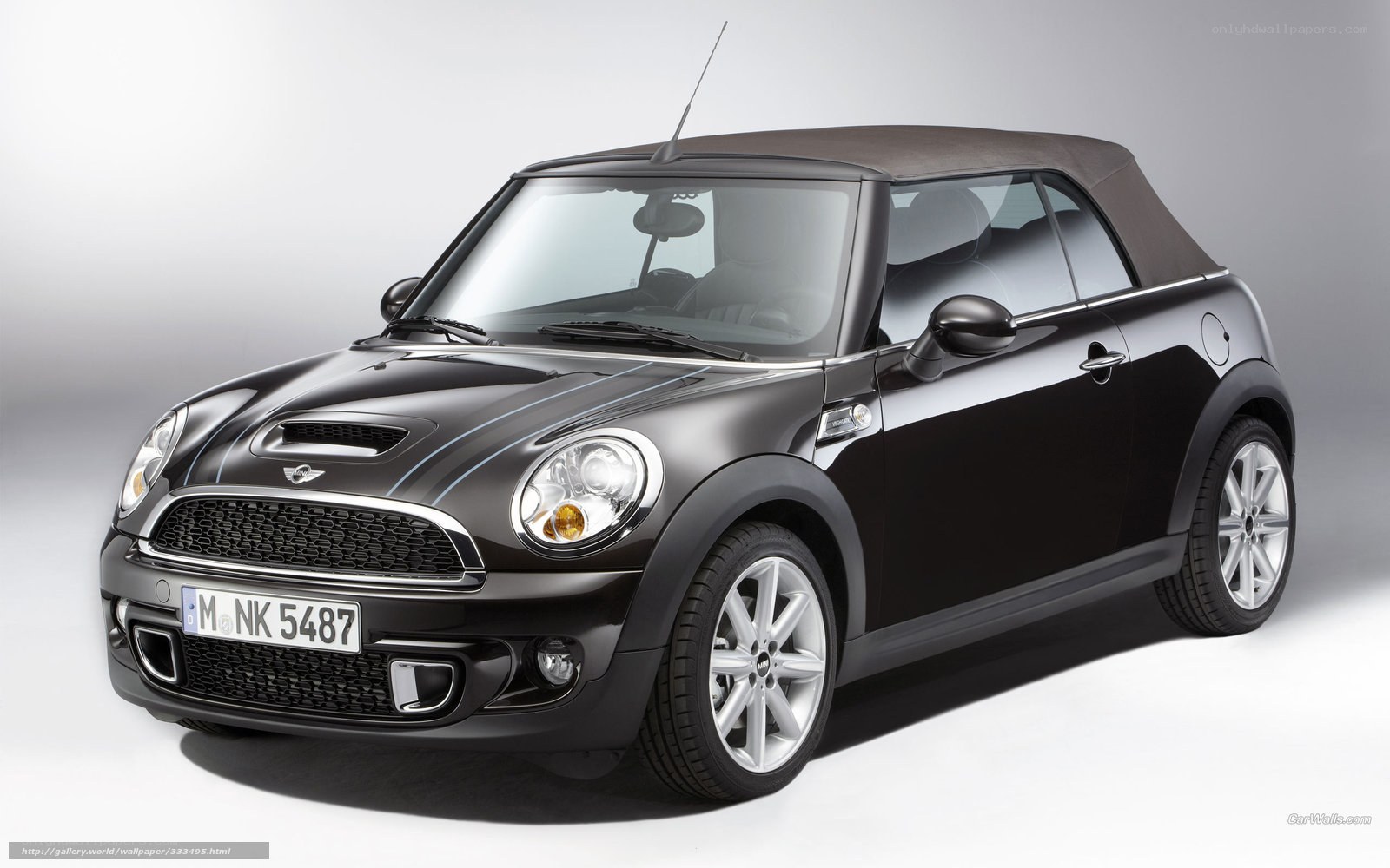 Black Mini Cooper Convertible