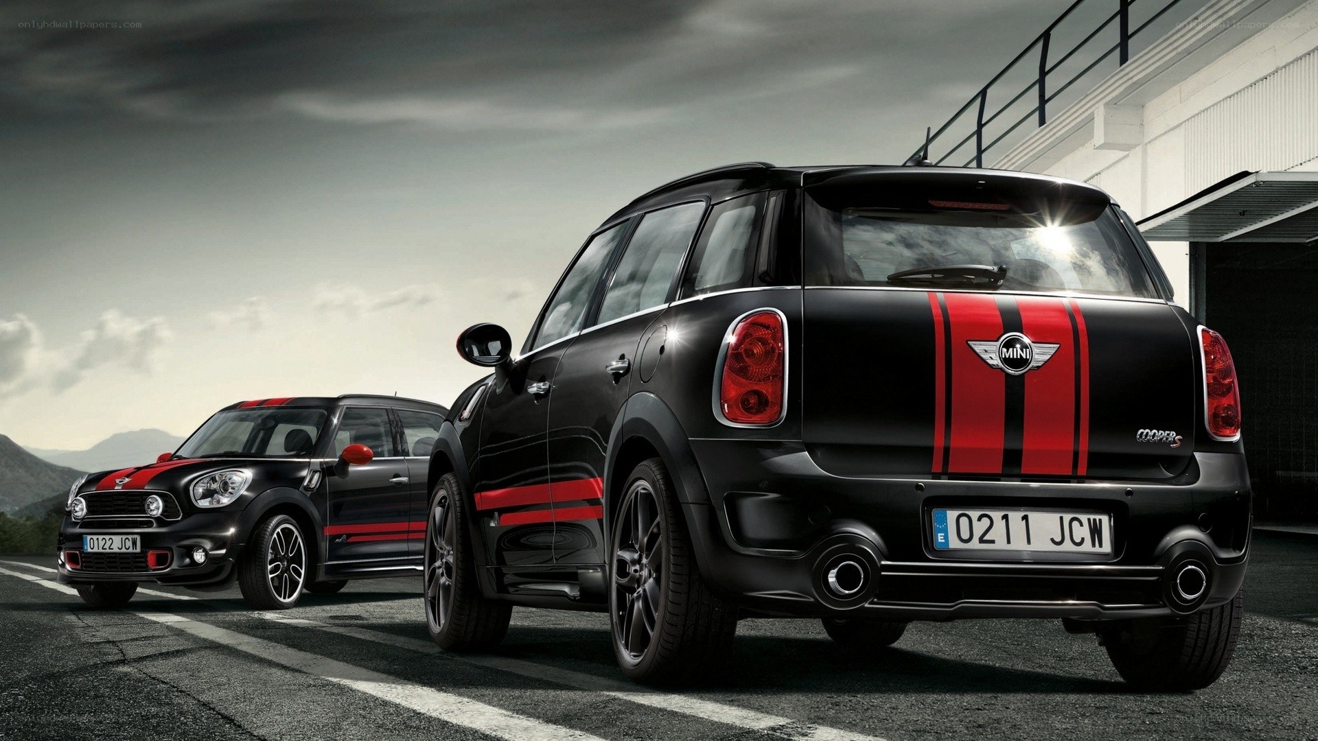 Black MINI Cooper S cars