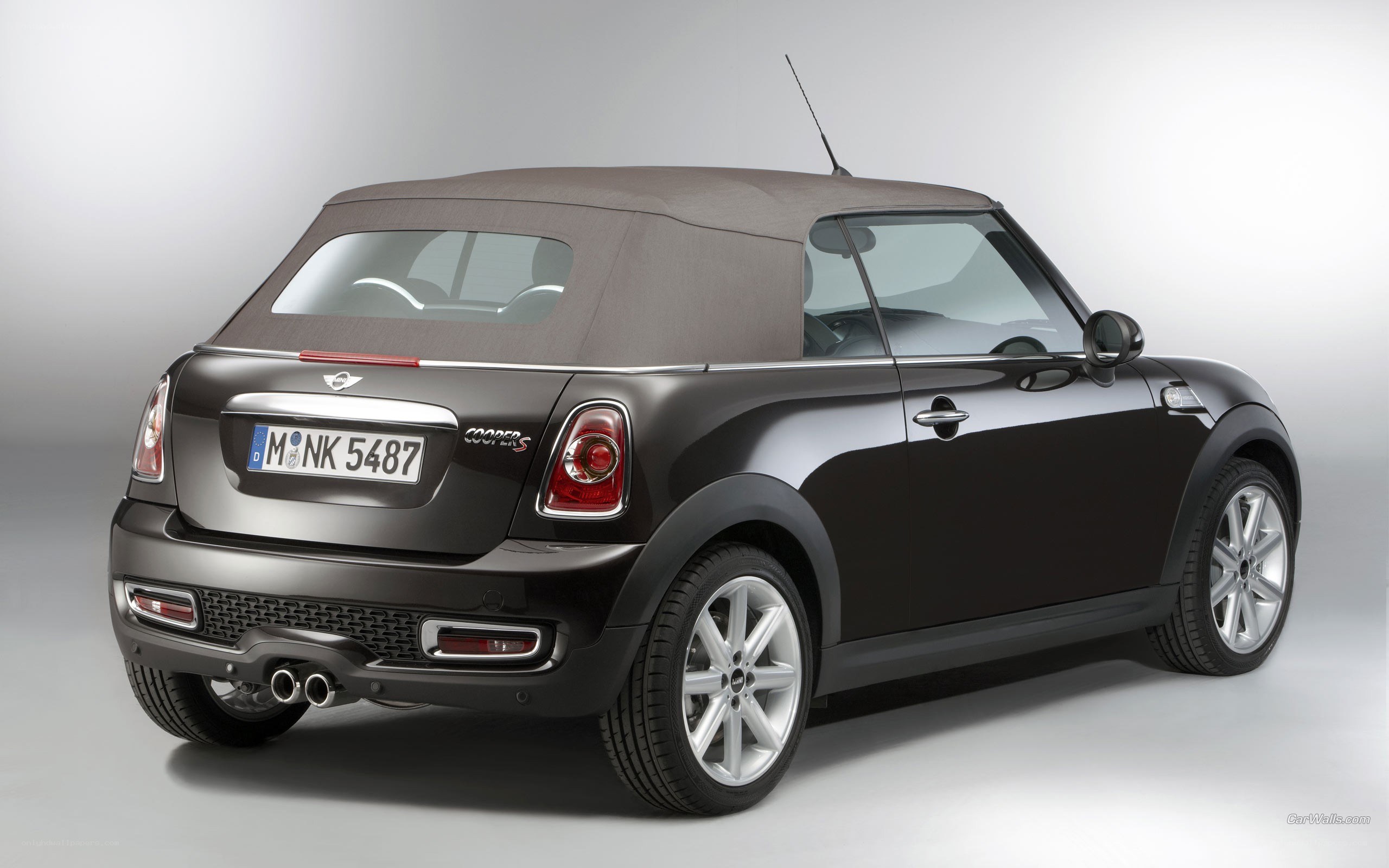 Black MINI Cooper S Convertible
