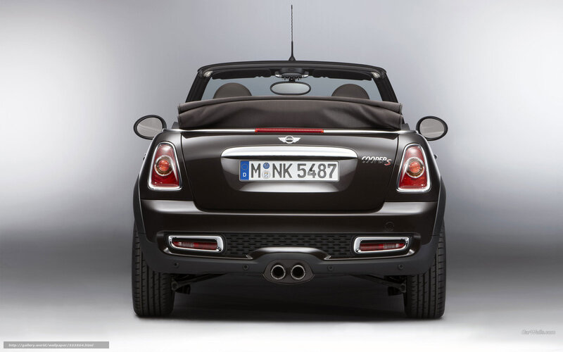 Black Mini Cooper S Convertible — Neutral
