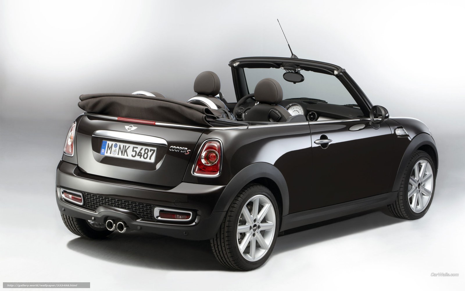 Black MINI Cooper S Convertible