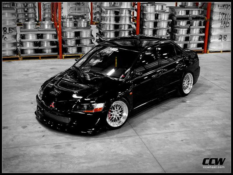 Black Mitsubishi Lancer — Dramatic, Photograph, Car, Wheels
