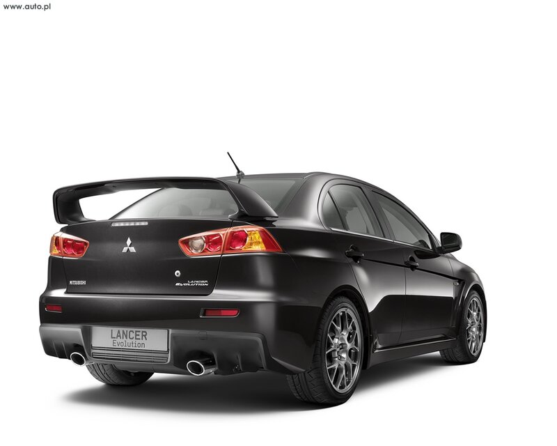 Black Mitsubishi Lancer Evolution