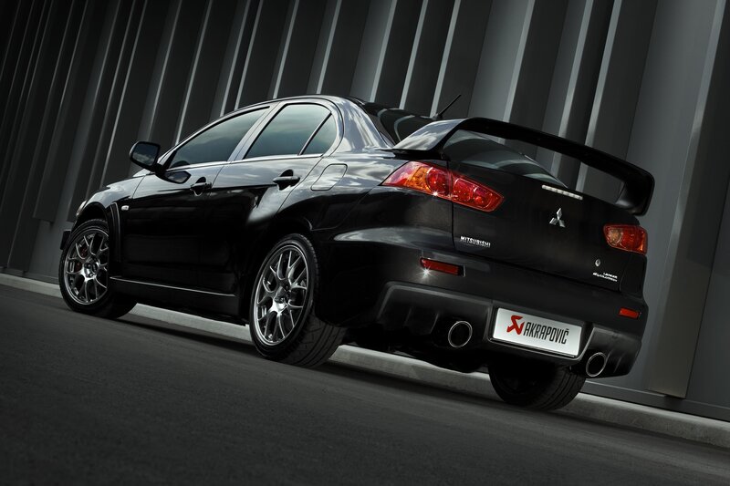 Black Mitsubishi Lancer Evolution
