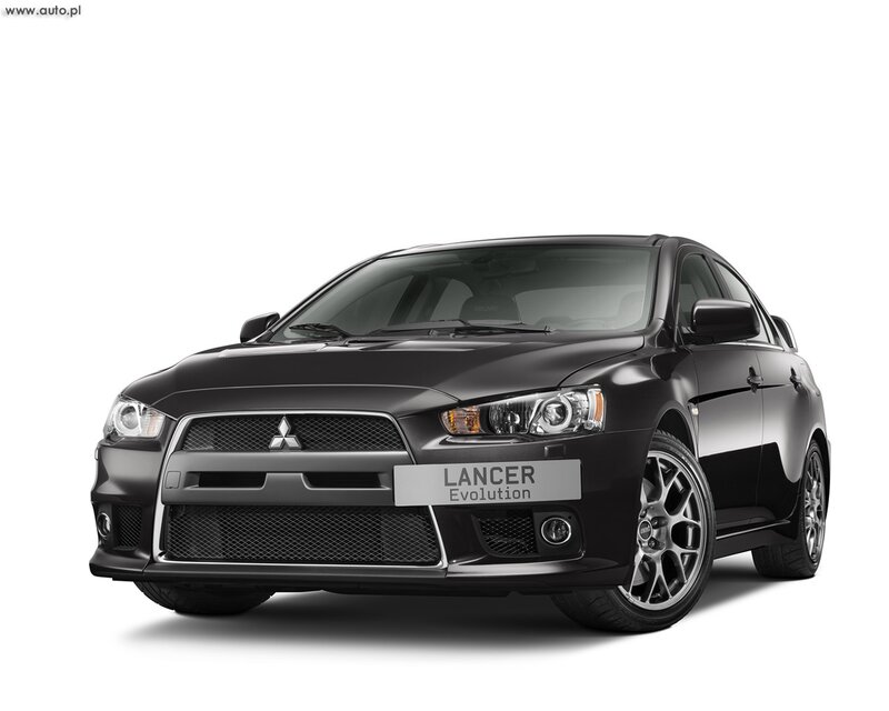 Black Mitsubishi Lancer — Neutral, Photograph